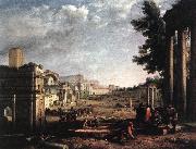 Claude Lorrain The Campo Vaccino, Rome dfg Sweden oil painting reproduction
